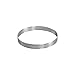 Pavoni Perforated Round Stainless Steel Tart Ring 3/4