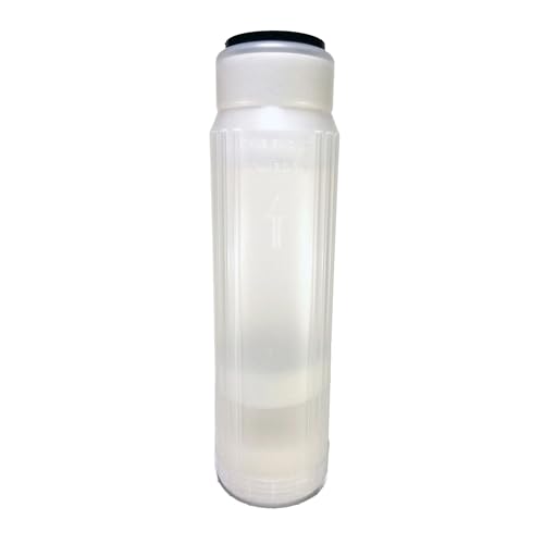 Image of Aquatic Life Refillable DI Resin and Media Cartridge, 10 x 2.5 in | Reusable translucent cartridge holds DI resin or other granular filter media in standard 10 x 2.5 in housings