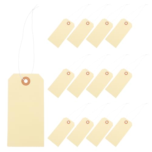 Etiquetas de precio con cuerda POPETPOP de papel resistente y formato compacto