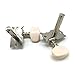 XIUOYN Guitar Tuning Pegs Keys Tuners Acoustic Guitar Machine Heads Tuner Silver Pearled Guitar Tuning Mechanical Accessories