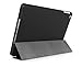 KHOMO iPad Air 1 Case - Dual Black Super Slim Cover with Rubberized Back and Smart Feature (Built-in Magnet for Sleep/Wake Feature) for Apple iPad Air 1st Gen. Tablet