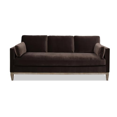 Jennifer Taylor Home Knox 84" Modern Farmhouse Performance Velvet Living Room Sofa Couch
