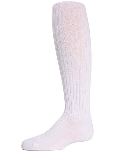 Image of Girls Ribbed Cotton Blend Sweater Tights