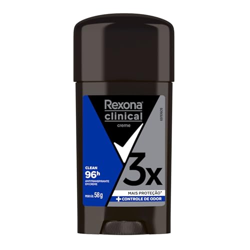 Rexona Clinical Antitranspirante Creme Clean 58G