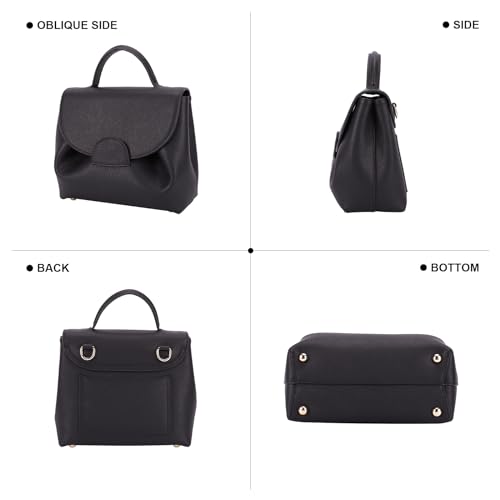 Designer Tote Bags for Women, Luxury Genuine Leather Crossbody Bag Trendy Purse Top Layer Cowhide Bag Women Shoulder Handbags3