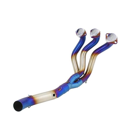 Tuyau liaison moto 51mm pour échappement MT09 en balade roadster