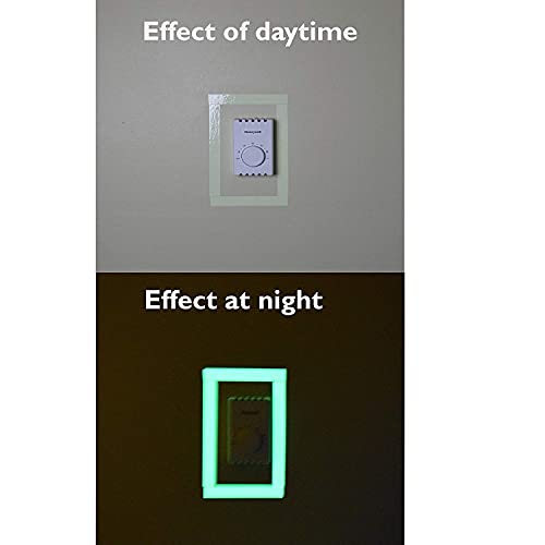 Image of Glow in The Dark Tape | Bright, Long-Lasting & Waterproof Luminous Tape | Premium Glowing Tape for Marking Objects in Dark Areas | Ideal for Stairs, Walls & More | 1 Pc (1.5 cm x 3 Meter)