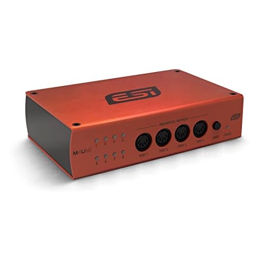 ESI M4U eX | Interfaccia 8-porte USB 3.0 MIDI con hub USB