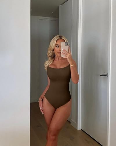 Body moldeador sin mangas que alisa el abdomen con tiras regulables 6