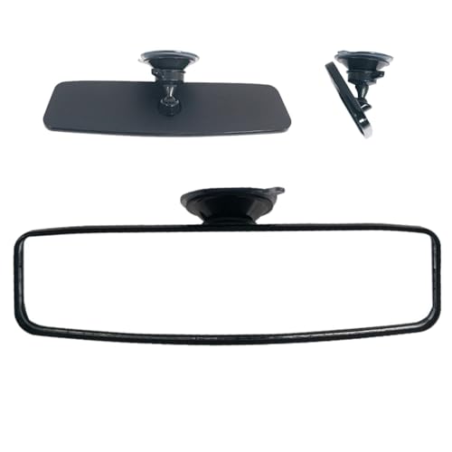 Espejo retrovisor interior , espejo retrovisor ancho - Espejo retrovisor alargado general,Revestimientos interiores automotrices de vidrio de alta definición para reducir los pun