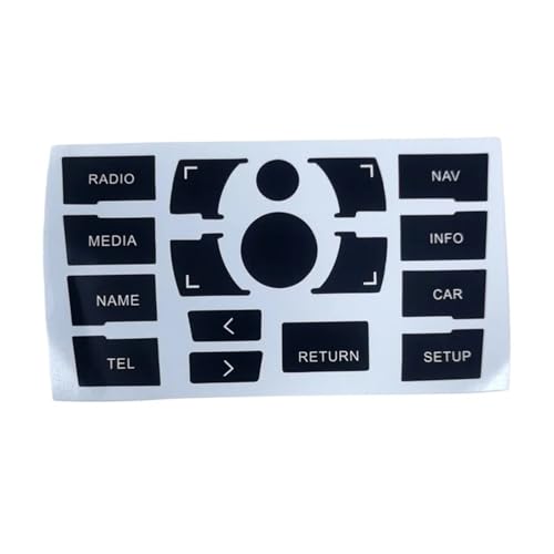 Autocollant bouton navigation Audi A8 pour reparer les touches usees