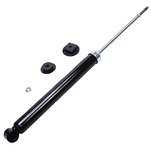 Image of Detroit Axle - Rear 2pc Shock Absorbers for 2006-2014 Toyota Yaris, 2 Complete Shock Absorbers Assembly 2007 2008 2009 2010 2011 2012 2013 Replacement