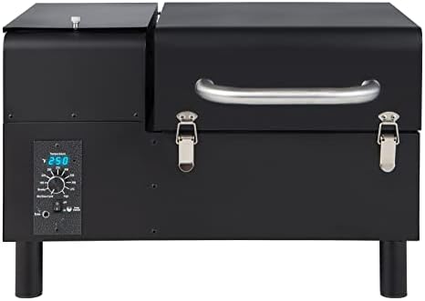 Giantex Portable Pellet Grill Smoker with 256 sq.in Cooking Area, Easy-to-operate Temperature Control 150°F to 450°F, 13 lbs Hopper, Outdoor Wood Pellet Grill for BBQ Camping Tailgating RV Cooking Giantex Portable Pellet Grill Smoker with 256 sq.in Cooking Area, Easy-to-operate Temperature Control 150°F to 450°F, 13 lbs Hopper, Outdoor Wood Pellet Grill for BBQ Camping Tailgating RV Cooking