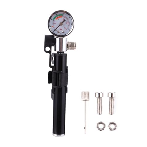 YARNOW 高圧対応ポータブル自転車空気入れ 手持ち設計で使いやすい 軽量コンパクト 高耐久素材採用 短で効率的に充填可能