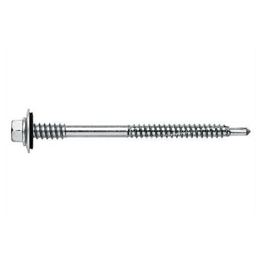 Index PS1655082 - Tornillo punta broca para panel sandwich n 3 bicromatado con arandela P-16 5,5/6,3 x 82