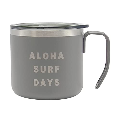 HOLIDAY MARKET ステンレス マグカップ 蓋付き コップ 保温 保冷 350ml アウトドア キャンプ