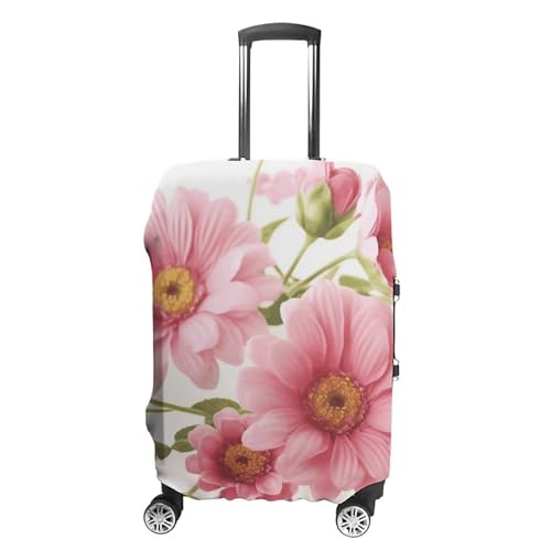 Travel Luggage Cover Protectors Elastic Anti-scratch Suitcase Cover Washable Luggage Sleeve Flowers Suitcase Cover Protector Fit 18-32 Inch Suitcases Travel Accessories XL