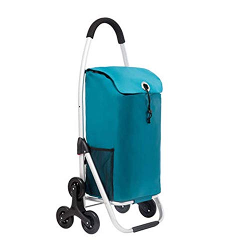 Royal Blue   Carrito de la compra plegable multifuncional, portátil, ligero, para carga de vehículos, compacto y versátil