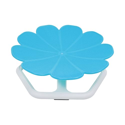 Silla giratoria sensorial para niños, silla giratoria sensorial, juguete para entrenamiento, coordinación física y equilibrio, silla para niñas y niños (azul)
