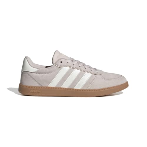 Image of adidas Women's BREAKNET Sleek Shoes, Pulse Magenta Lucid Lemon Bliss Pink, 9 US