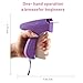 Stitch Gun for Clothes, Handheld Stitch Tag Gun,Quick Clothing Fixer-Includes 6 Needles,1000 Black Fasteners,1000 White Fasteners (Purple)