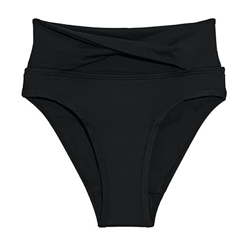 KNIX Kt Teen Period Swimwear Twist High Rise Bikini Bottom