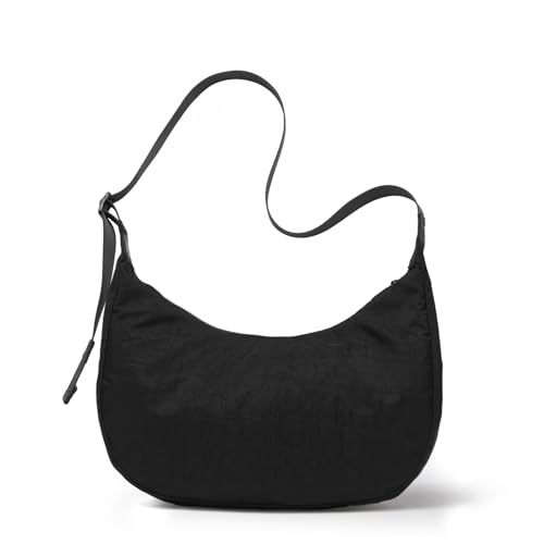 Image of Medium Nylon Crossbody Crescent Bag: Slouchy Style Shoulder Casual with Adjustable Strap