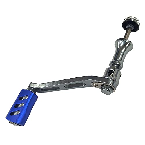 Adoolla Fishing Reel Handle Replacement Parts Lightweight High Strength Aluminum Alloy Spinning Fishing Reel Accessories Blue-Small for 1000-5000