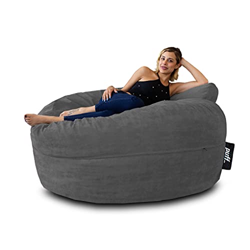 Recopilación de Puff Mx favoritos de las personas. 44 PUFF MX Sillón Extra Grande con Cama King Size. Relleno Hule Espuma. Sillón Medidas: 150 cm x 150 cm x 65 cm. Cama Medidas: 200 cm x 220 cm. Tela Tipo Gamuza, Color (Gris Oscuro)