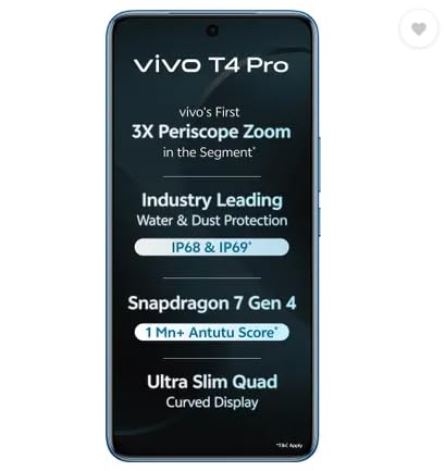 Image of VIVO T4 Pro 5G, Nitro Blue (8GB, 128GB)