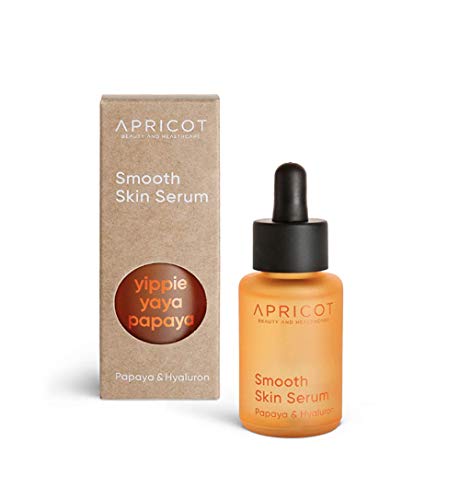 APRICOT Papaya Hyaluron Facial Serum 1 oz, Vegan Moisturizer for Smooth and Radiant Skin, Firming Day & Night Facial Serum with Hyaluronic Acid and Papaya Extract