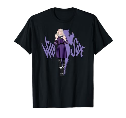 Photo de Wednesday Season 2 Wild Side Enid Claws Out Logo T-Shirt