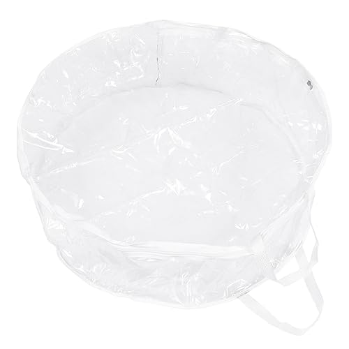 Hohopeti Festival Storage Bag Round Christmas Wreath Bag for Decor Thanksgiving Xmas Storage