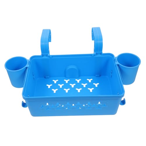 Milisten Aufbewahrungskorb Für Poolseite Hängend Zum Aufbewahren Von Handtüchern Und Badesachen Aus Robustem Kunststoff Leicht Abnehmbar Und Aufhängbar Vielseitig Und Praktisch Für Außenpoo