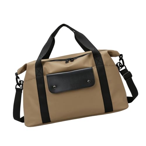 Sac de voyage week-end kaki et grand sac fourre-tout