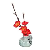 BESTonZON Sashimi Flor Artificial Plato De Sushi Decoración Flores De Ciruelo Plantas De Casa Decoración De Mesa Artificial Goblincore Decoración De La Habitación Mini Flores Artificiales