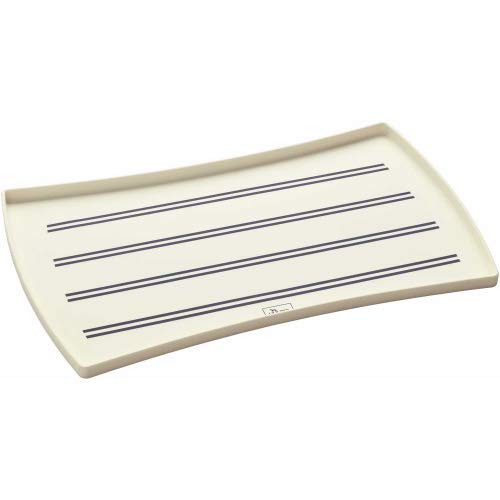 HUNTER SILDA Napfunterlage, zum Bodenschutz, rutschhemmend, 48 x 30 cm, weiß/grau
