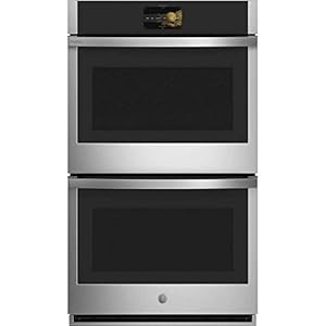GE Profile PTD9000SNSS 30″ Built-in Convection Double Wall Oven with 10 cu. ft. Total Capacity Precision Cooking Modes Touch 7″ Display and True European Convection with Direct Air in Stainless Steel