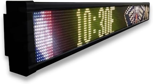 Skybox Sports Network - Titan Series LED Sports Ticker | Stocks & Crypto Add-Ons | for Man Caves, Offices and Businesses | Custom Selection Feed (Mobile App), 93
