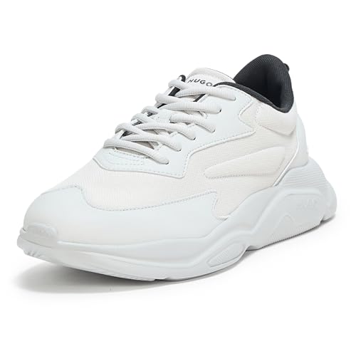 HUGO Men's Running Style Sneakers with Thick Rubber Sole