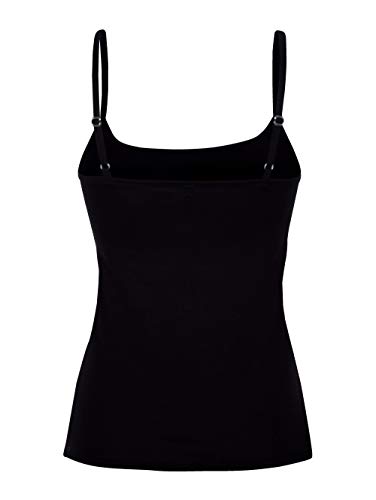 Preisvergleich Produktbild Simone Damen Spaghettiträgerhemd aus weicher Micromodal-Qualität 36 / 38 Blue Moon