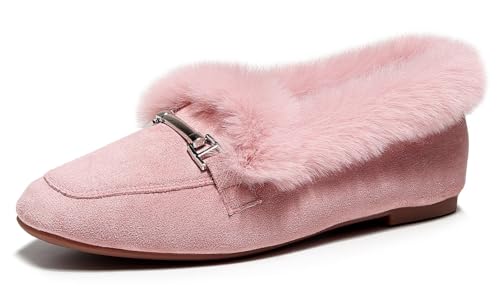 VenusCelia Women's Cozy Furry Flat Shoe - Product Details
