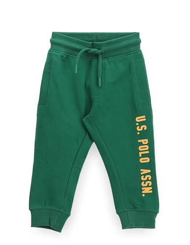 Image of U.S. Polo Assn. Kids Regular fit Boys Cotton Track Pants