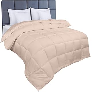 Utopia Bedding Double Duvet - Duvet Double Bed - Double Quilt 10.5 tog with Corner Tabs - Box Stitched Duvet (Double, White)