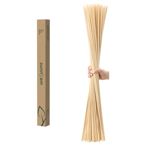 Sunnyam 120PCS 32 inch Bamboo Smores Sticks Marshmallow Roasting Sticks 5mm by Sunnyam - Used condition - US$26.59