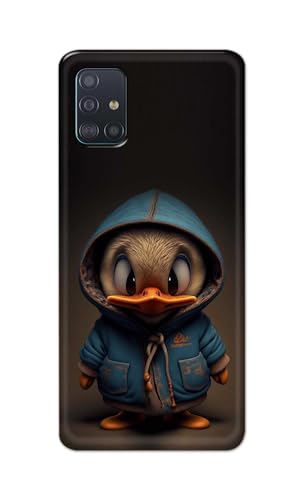 Image of PRINTFIDAA Printed Hard Back Cover Case for Samsung Galaxy A71 | Samsung Galaxy A71S Back Cover (Animated Duck) -112
