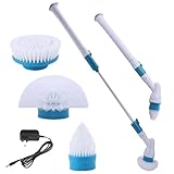 充電式バスポリッシャー 6点セット アダプター 充電式バスポリッシャー ブラシ3種付き 電動ポリッシャー ポリシャー コードレス 風呂掃除 電動 掃除機 浴槽 浴室 トイレ 洗面所 壁 床 アクアポリシャー-ホワイト アダプター充電式