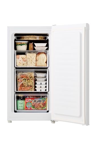 undefined ハイアール(Haier) 冷凍庫 102L 前開き式冷凍庫 JF-HSU10A(W) 幅50cm×奥行55cm×高さ98.6cm 直冷式 霜取り手動 の商品画像 1