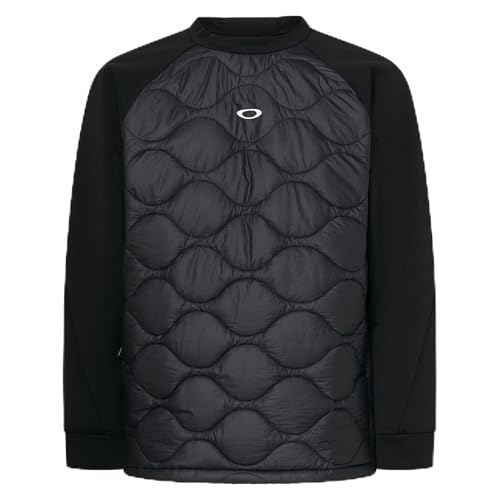 [I[N[] FOA406940 ENHANCE FUSION FLEECE CREW 1.0, (02E) BLACKOUT, US M TCY ({ L TCY)