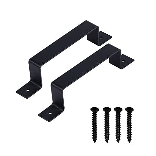 kobeIeen 2 Pcs Sliding Barn Door Handle Carbon Steel Drawers Long Handle Simple Kitchen Bedroom Furniture Hardware